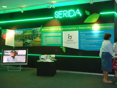 Stand del SERIDA en la edición 2010 de AGROPEC