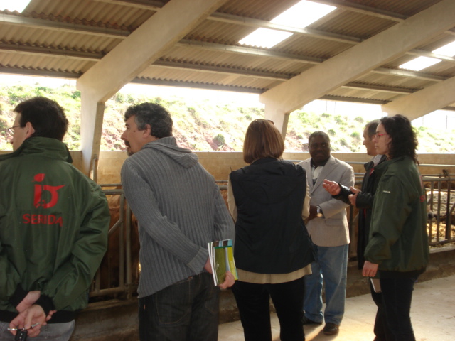 El Sr Maidi en las instalaciones del SERIDA en Villaviciosa. © SERIDA 2012
